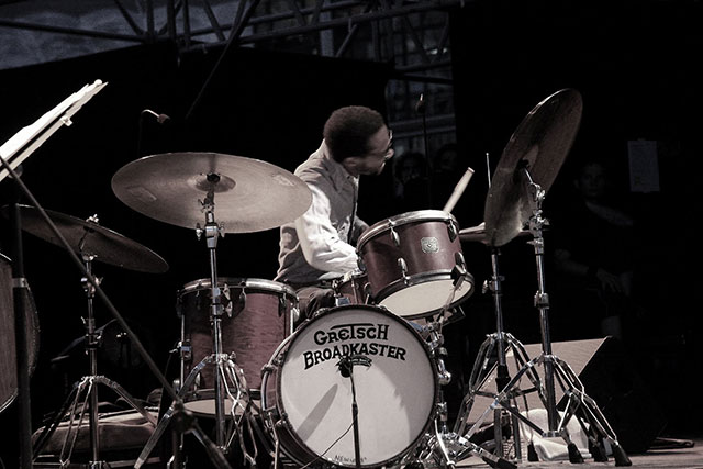 El músico de jazz Brian Blade