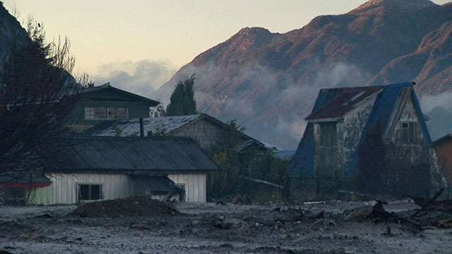 Vecinos del volcán