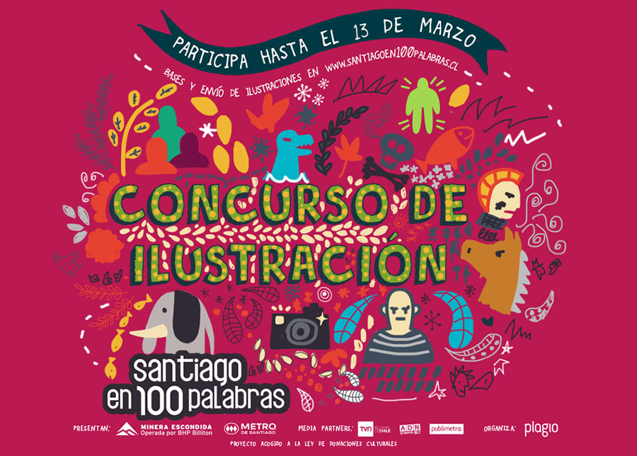 Santiago en 100 palabras - Concurso de ilustración 2015