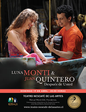 Luna Monti y Juan Quintero