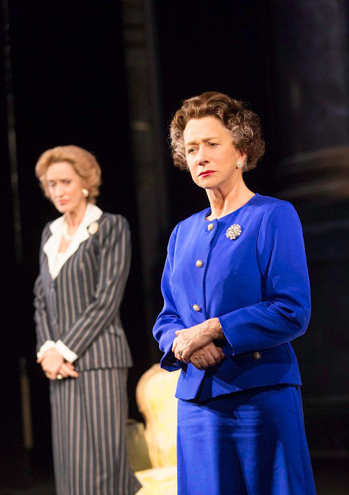 Helen Mirren como Queen Elizabeth II en «The Audience» (foto: Johan Persson)