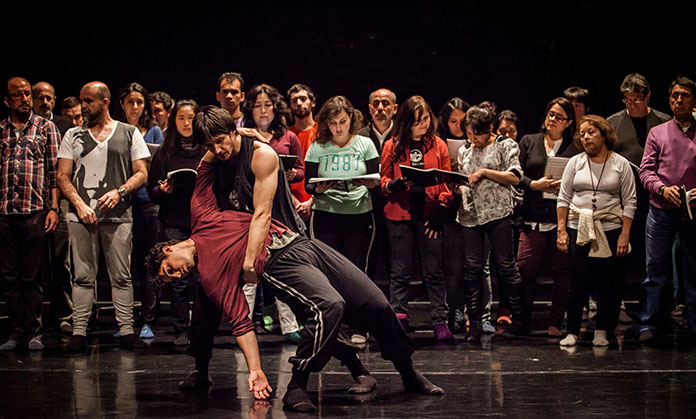 Banch y Coro Sinfónico ensayando el Réquiem de Guerra de Britten