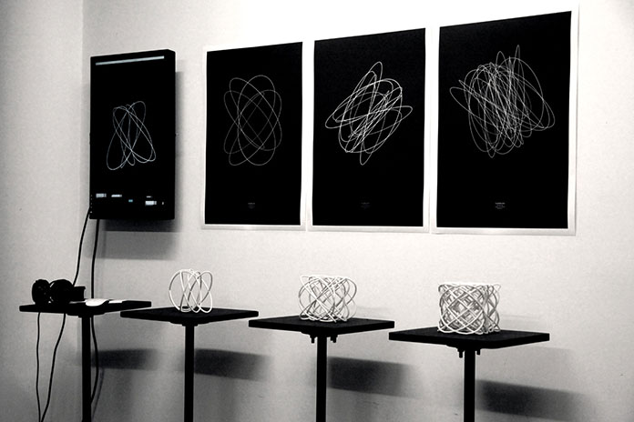 La instalación interactiva «The Harmonic Series».